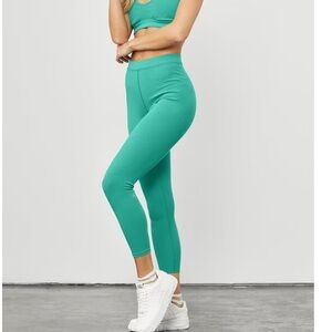 ALO YOGA Blissful 7/8 high-waisted ribbed leggings